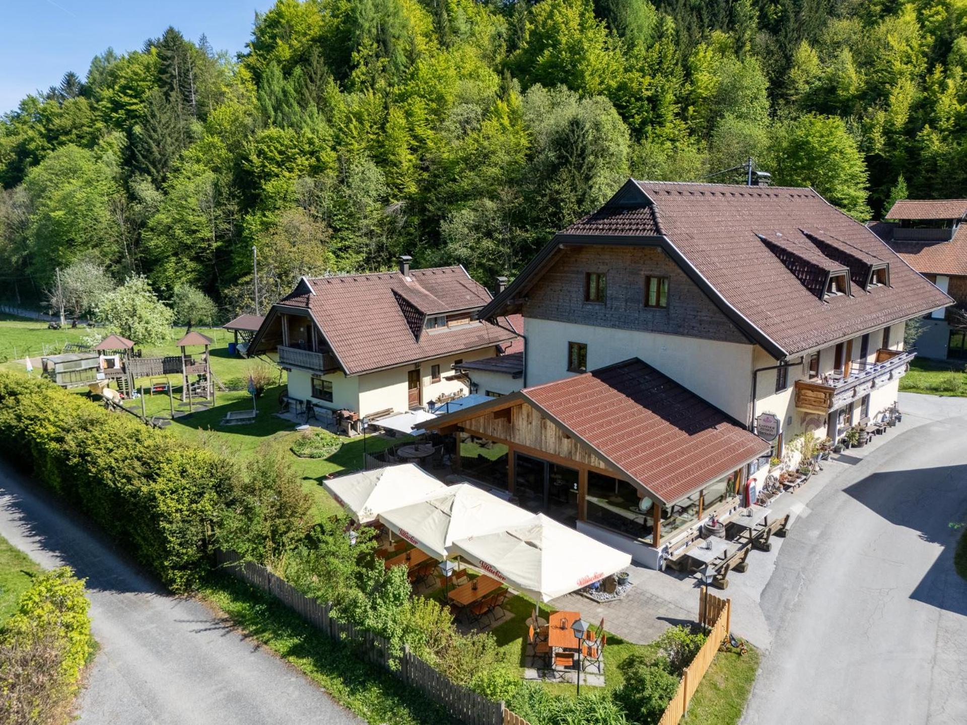Gasthof Martinihof Latschach ober dem Faakersee Exteriör bild