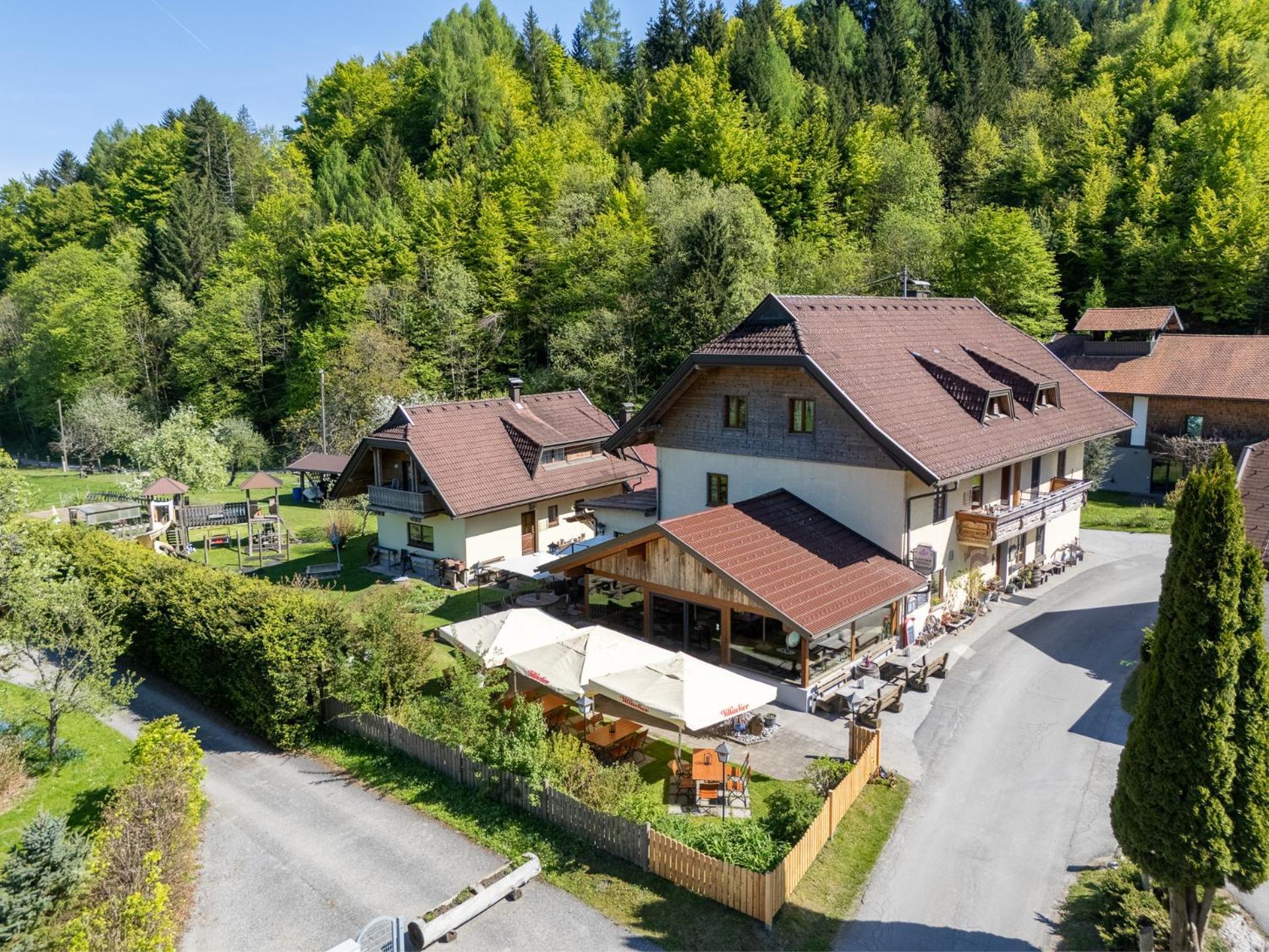 Gasthof Martinihof Latschach ober dem Faakersee Exteriör bild